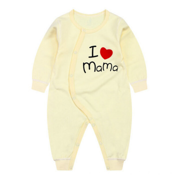 I Love Mama Printing Baby Romper